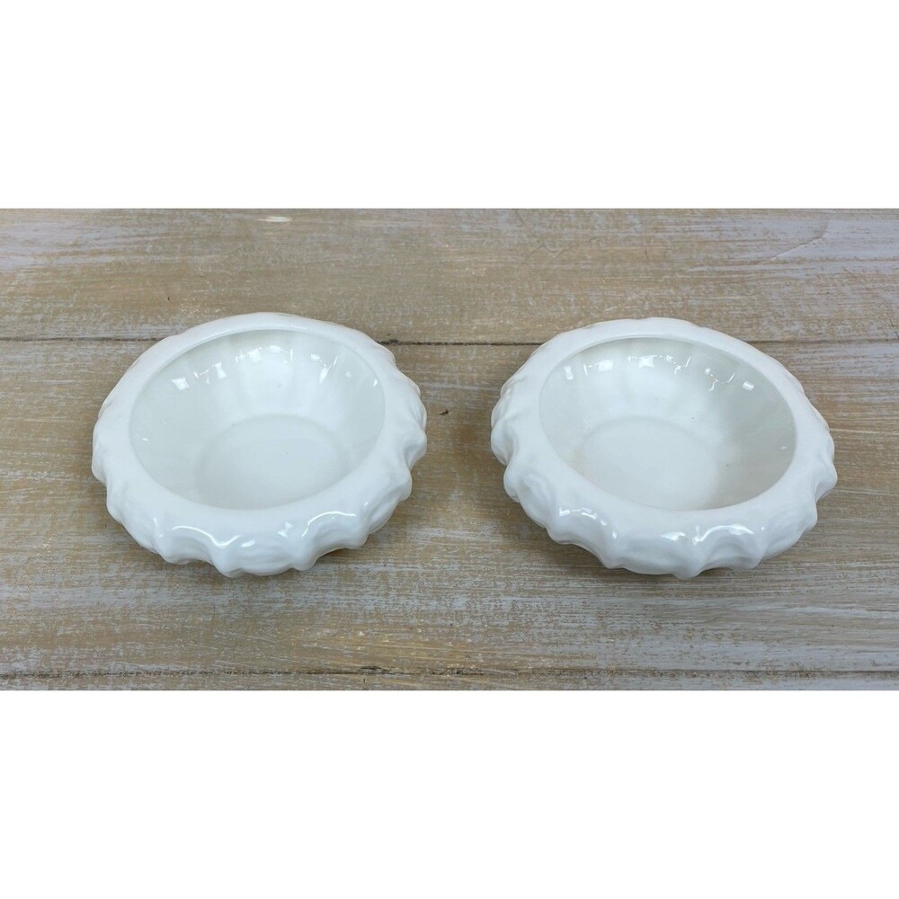 2 Vintage Coalport Fine Bone China Sea Urchin Nut Dish in Countryware Pattern